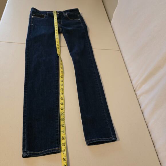 American Eagle Skinny Jeans Women's 0 Super Stretch Blue Dark Wash - Picture 14 of 16